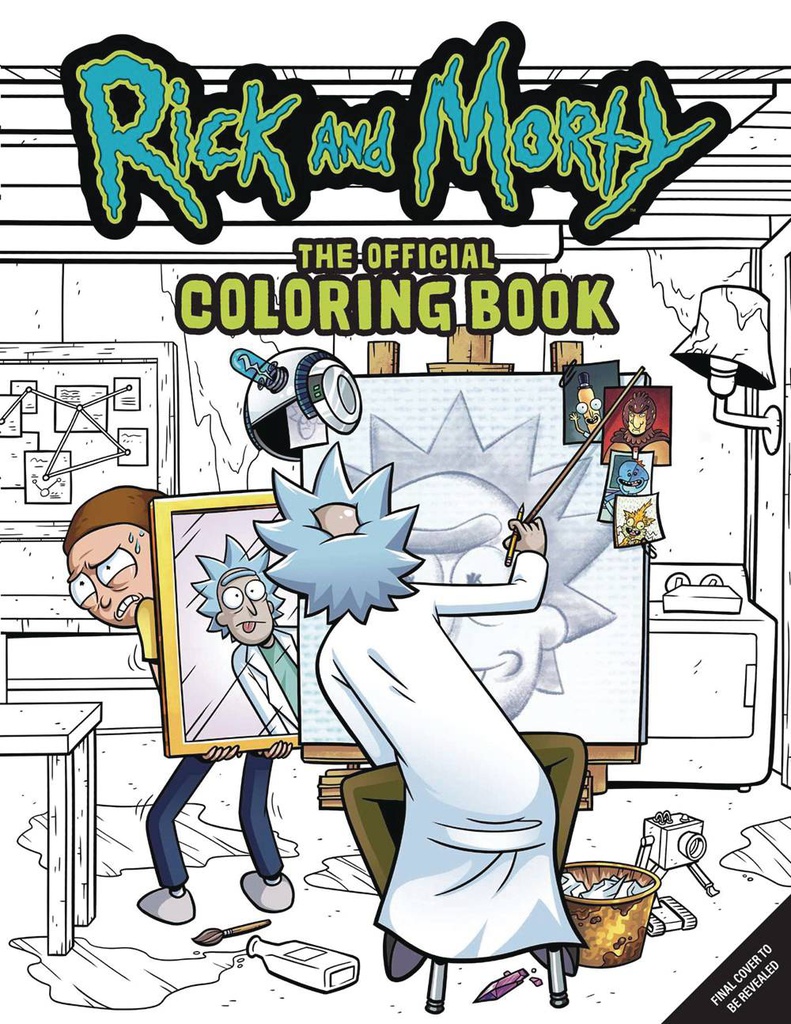 RICK & MORTY OFFICIAL COLORING BOOK