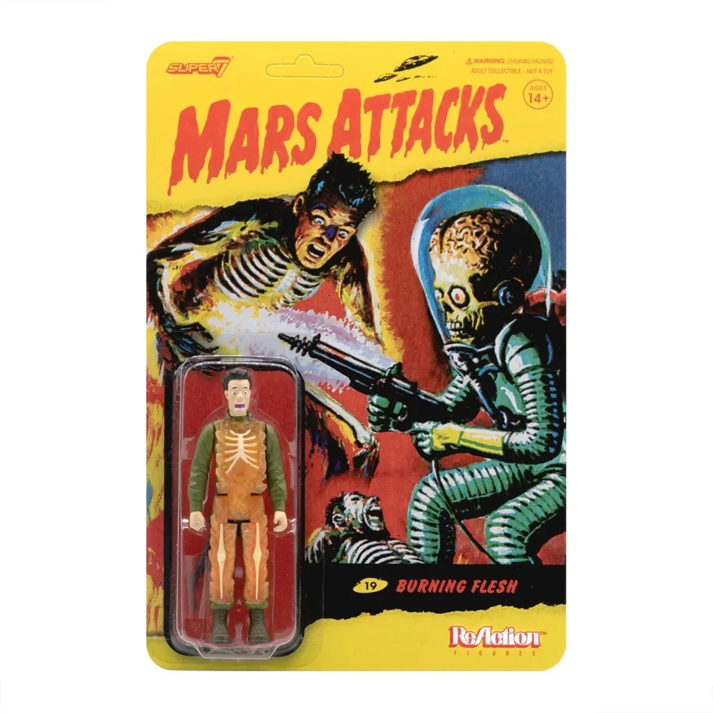 MARS ATTACKS - BURNING FLESH REACTION FIGURE