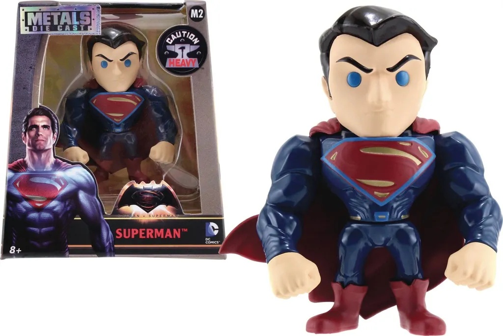 DC - BATMAN VS SUPERMAN - SUPERMAN 4 INCH DIE-CAST ACTION FIGURE