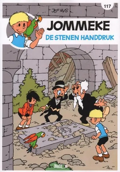 Jommeke new look & feel 117 De stenen handdruk