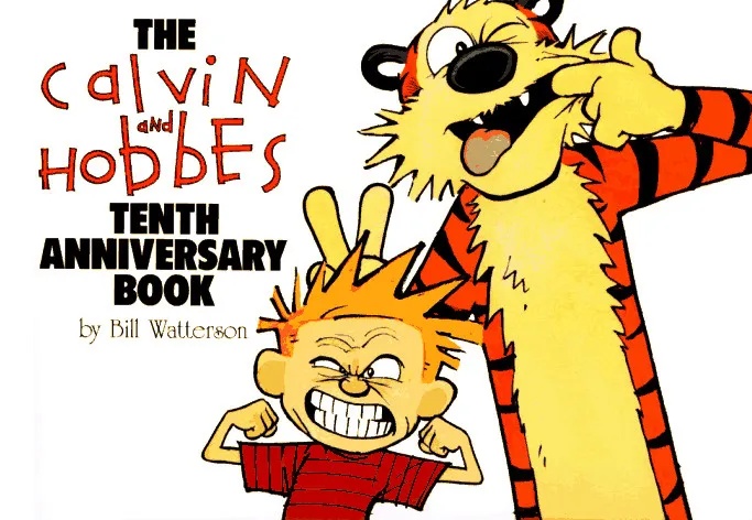 CALVIN & HOBBES 10TH ANNIV BOOK NEW PTG