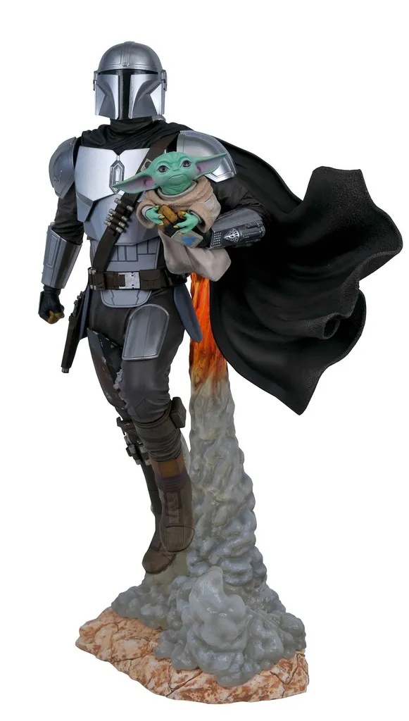 STAR WARS - MILESTONES - MANDALORIAN & CHILD 1/6 SCALE DELUXE STATUE