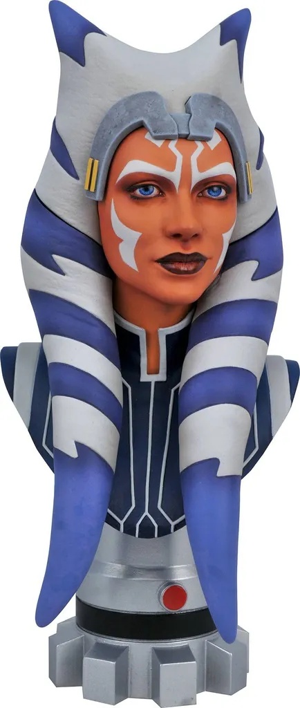 STAR WARS - THE CLONE WARS - LEGENDS IN 3D - AHSOKA 1/2 SCALE BUST