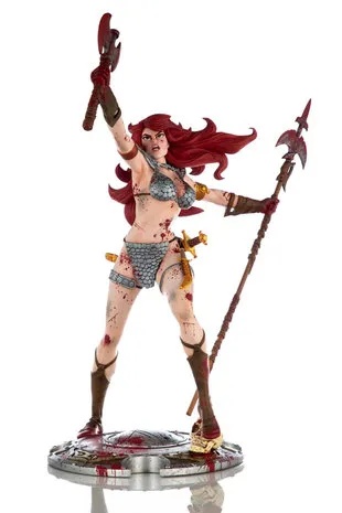 RED SONJA - 45TH ANNIVERSARY COLLECTON BERSERKER RED SONJA STATUE