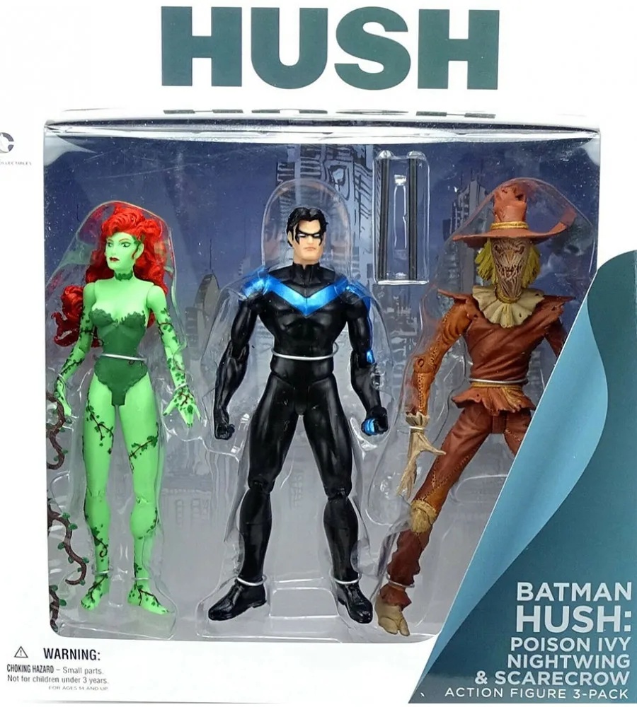 DC COMICS - BATMAN HUSH - POISON IVY, NIGHTWING, & SCARECROW ACTION FIGURE 3-PACK