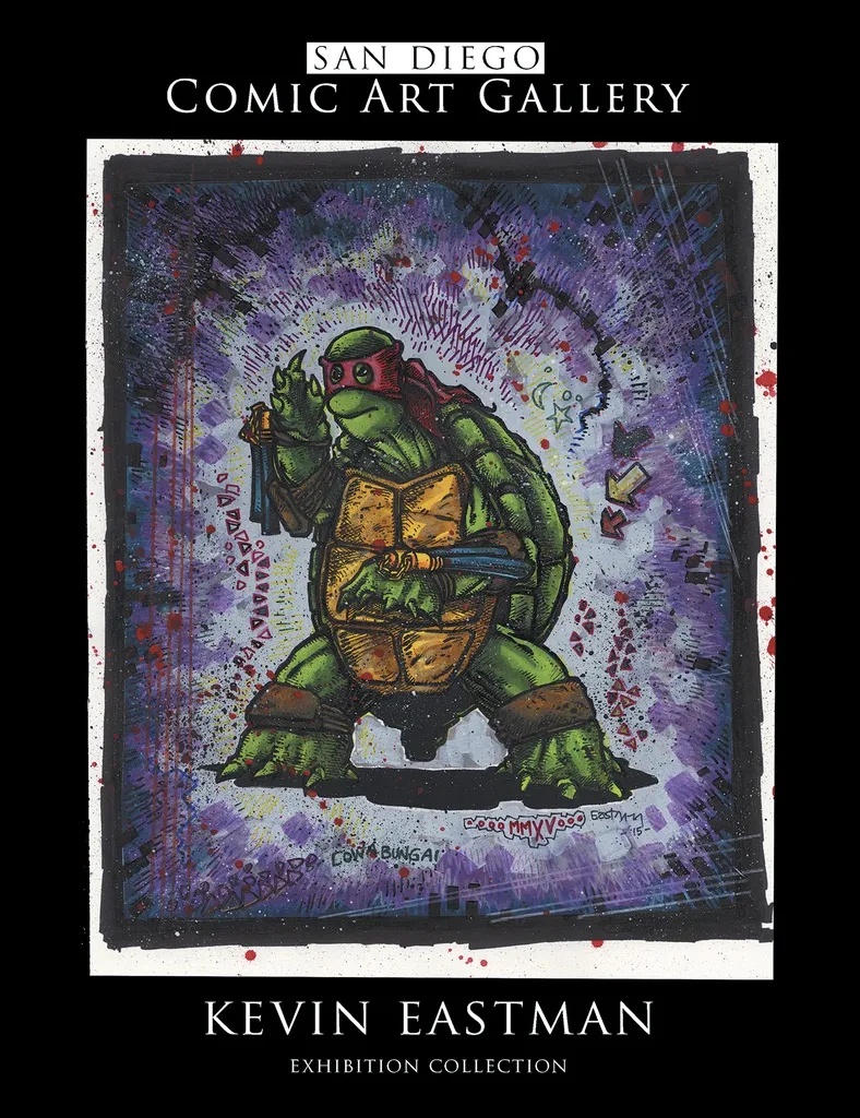 SDCC ART GALLERY KEVIN EASTMAN COLL