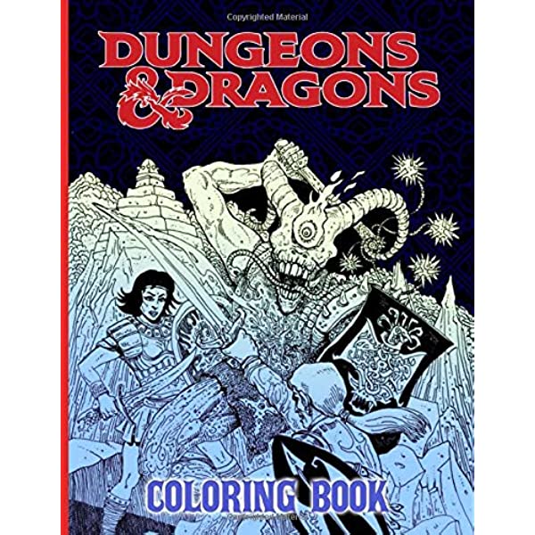 DUNGEONS & DRAGONS COLORING BOOK
