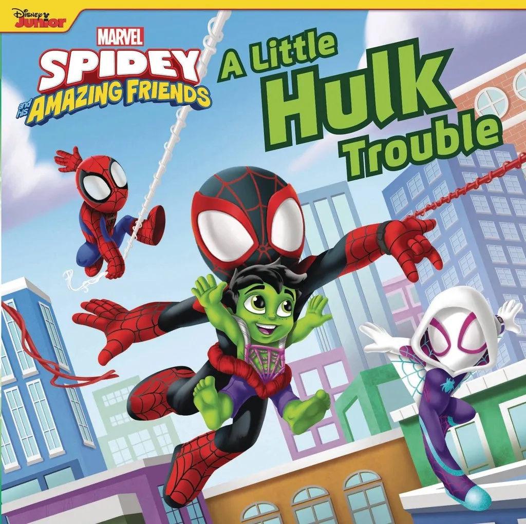 SPIDEY AMAZING FRIENDS LITTLE HULK TROUBLE BOARD BOOK