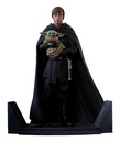 STAR WARS - PREMIER COLLECTION - THE MANDALORIAN - LUKE & GROGU STATUE