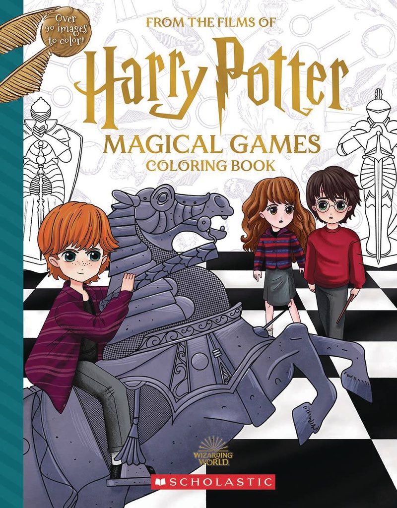 HARRY POTTER MAGICAL GAMES COLORING BOOK