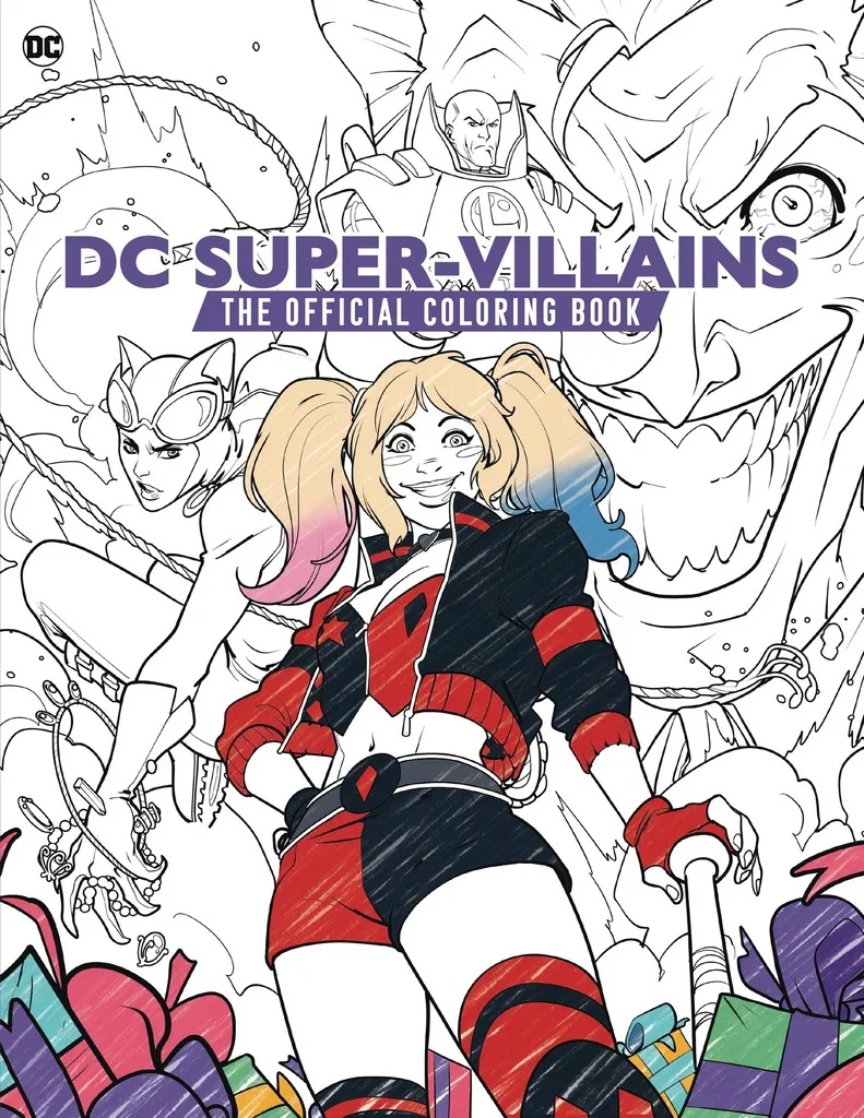 DC SUPER VILLAINS OFFICIAL COLORING BOOK