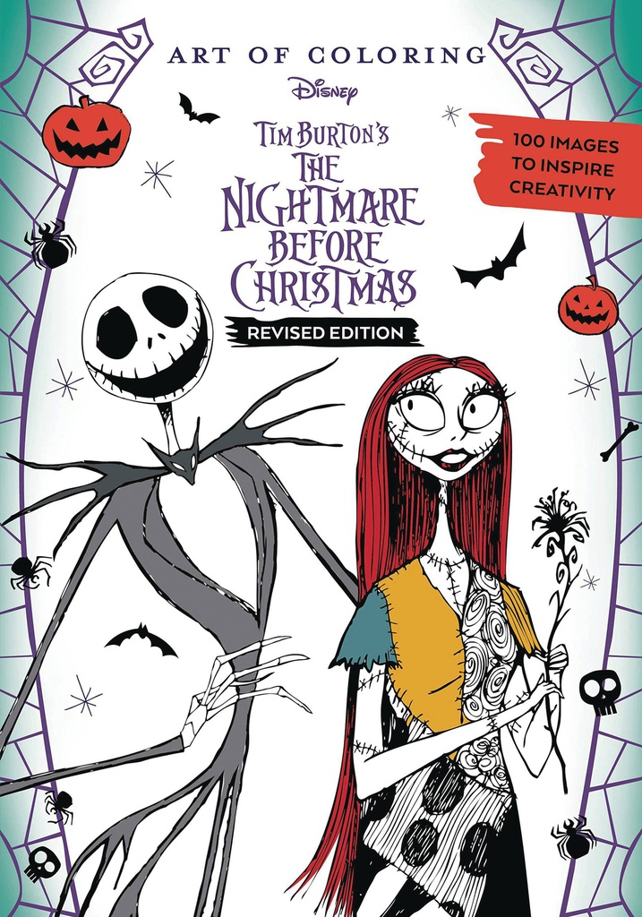 ART OF COLORING NIGHTMARE BEFORE CHRISTMAS