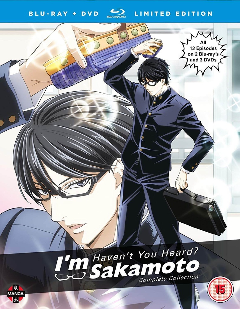 HAVEN'T YOU HEARD? I'M SAKAMOTO Complete Collection Blu-ray/DVD Collector's Edition