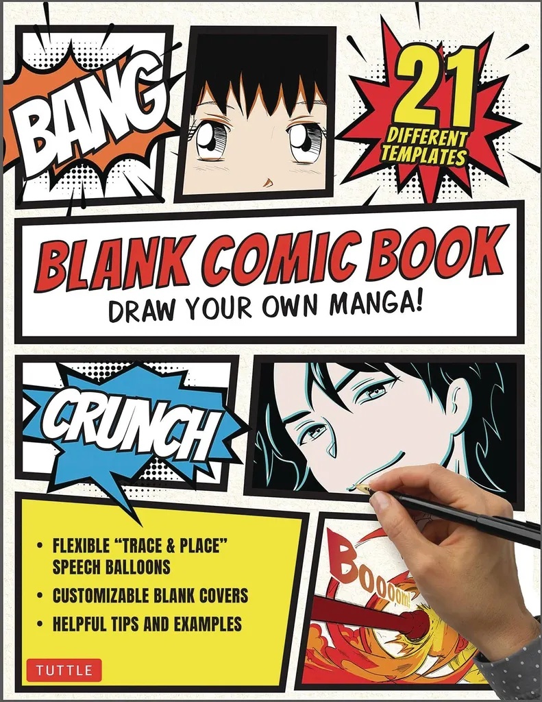 DRAW YOUR OWN MANGA BLANK COMIC BOOK