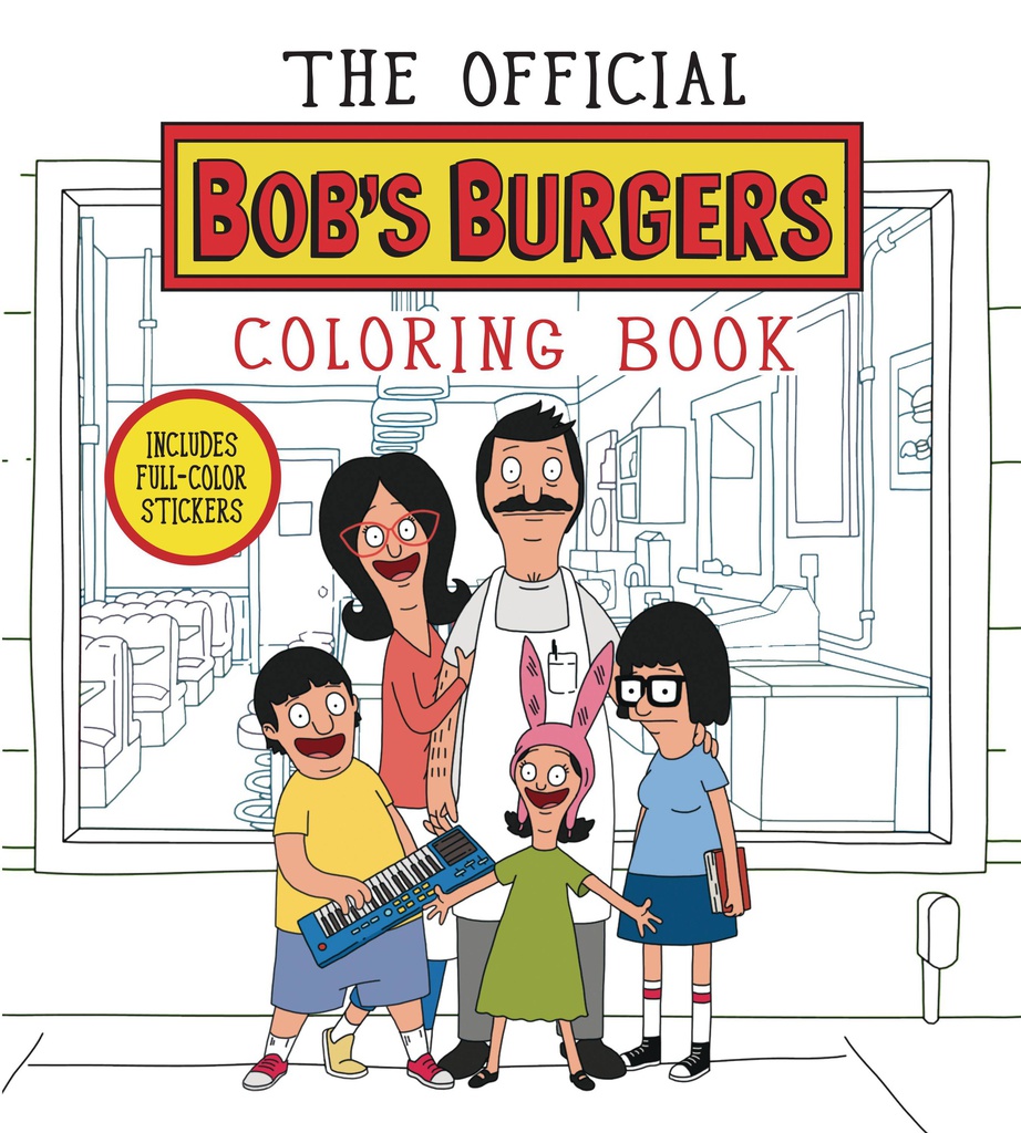 OFFICIAL BOBS BURGERS COLORING BOOK