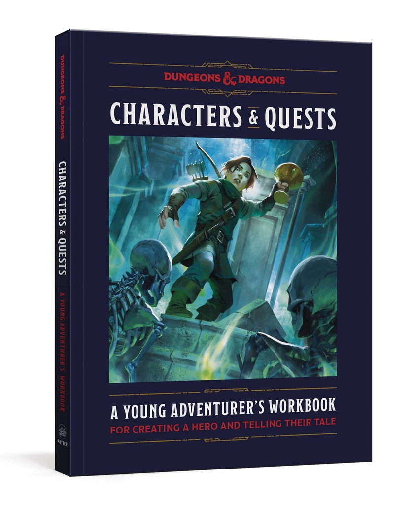 DUNGEONS & DRAGONS YOUNG ADVENTURERS WORKBOOK - CHARACTERS & QUESTS