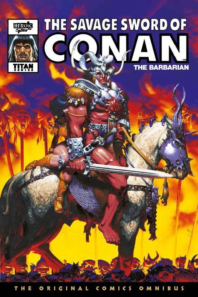 SAVAGE SWORD CONAN ORIGINAL OMNI REG ED 9