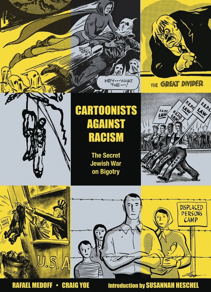 CARTOONISTS AGAINST RACISM SECRET JEWISH WAR ON BIGOTRY