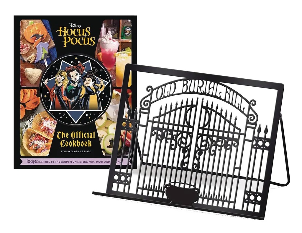 HOCUS POCUS COOKBOOK GIFT SET W STAND