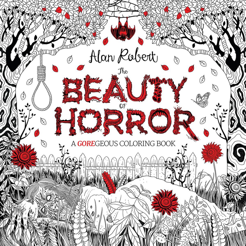 BEAUTY OF HORROR GOREGEOUS COLORING BOOK