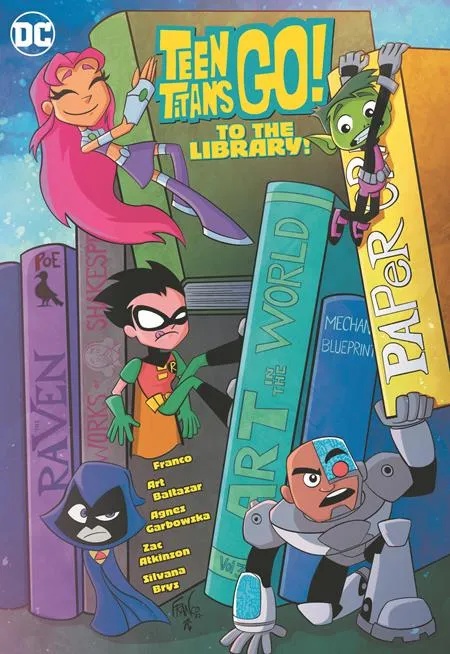 TEEN TITANS GO TO THE LIBRARY