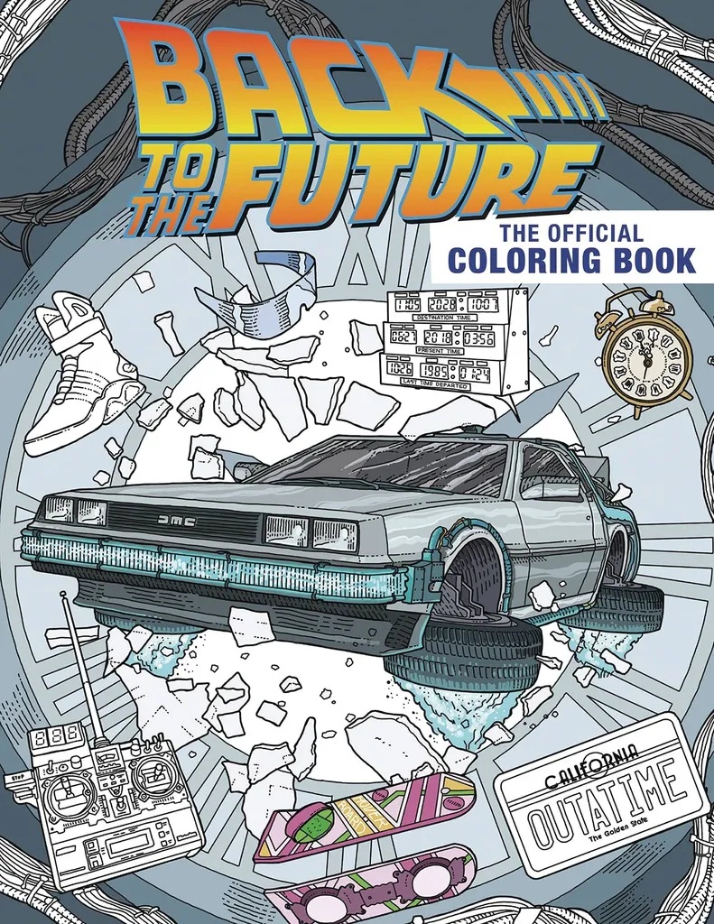 BACK TO THE FUTURE OFFICIAL COLORING BOOK