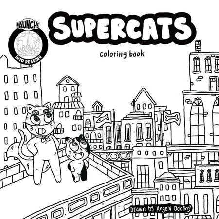 SUPERCATS COLORING BOOK