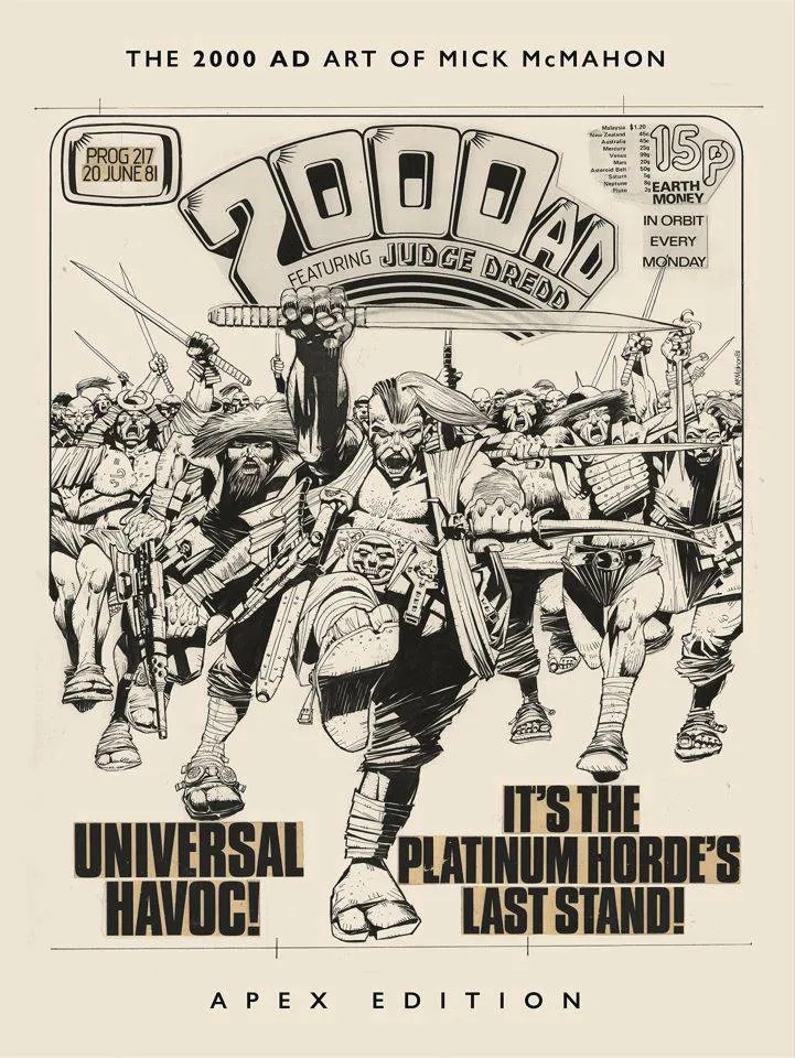 2000 AD ART OF MICK MCMAHON APEX EDITION