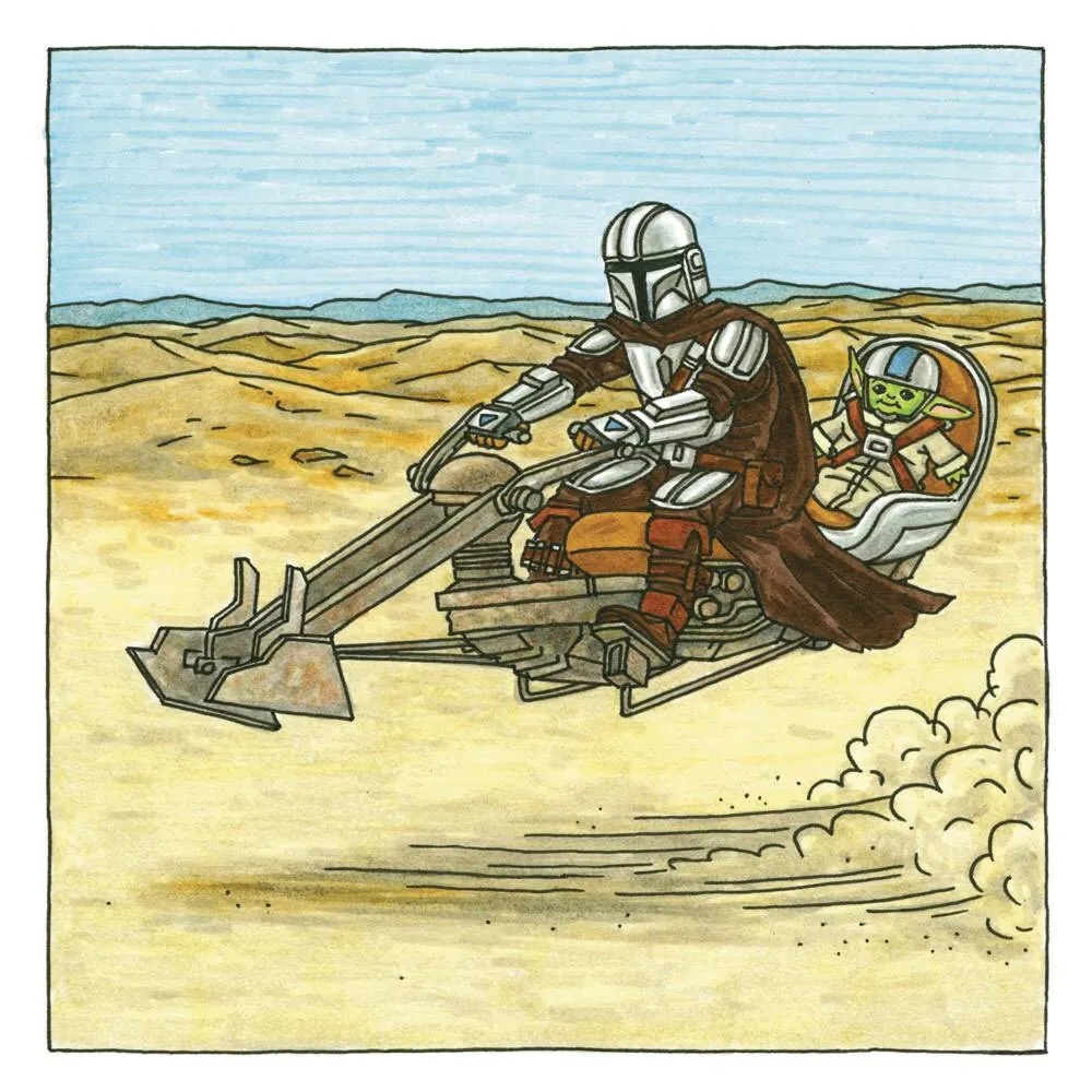 STAR WARS MANDALORIAN AND CHILD