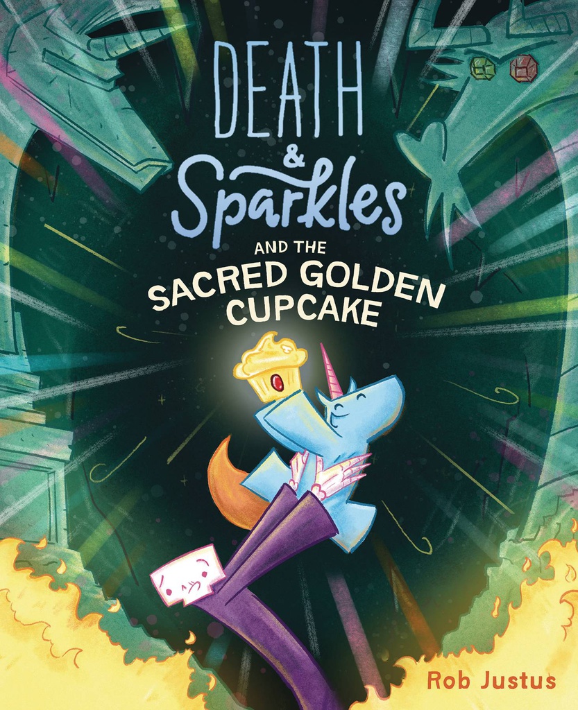 DEATH & SPARKLES 2 SACRED GOLDEN CUPCAKE