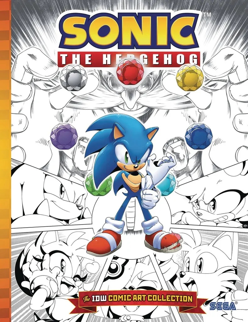 SONIC THE HEDGEHOG IDW COMIC ART COLL 1