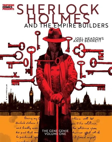 SHERLOCK HOLMES AND THE EMPIRE BUILDERS THE GENE GENIE 1 CHIARELLO CVR