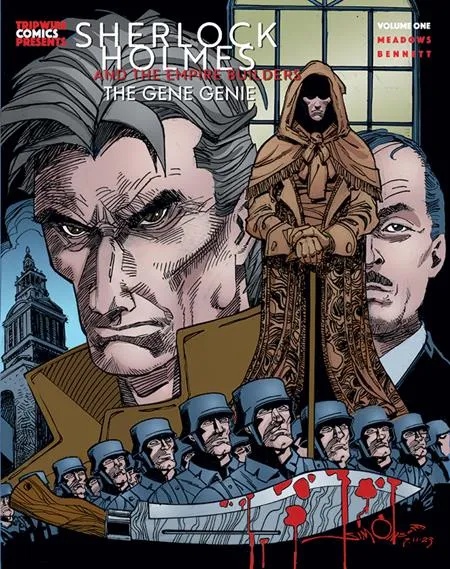 SHERLOCK HOLMES AND THE EMPIRE BUILDERS THE GENE GENIE 1 SIMONSON CVR