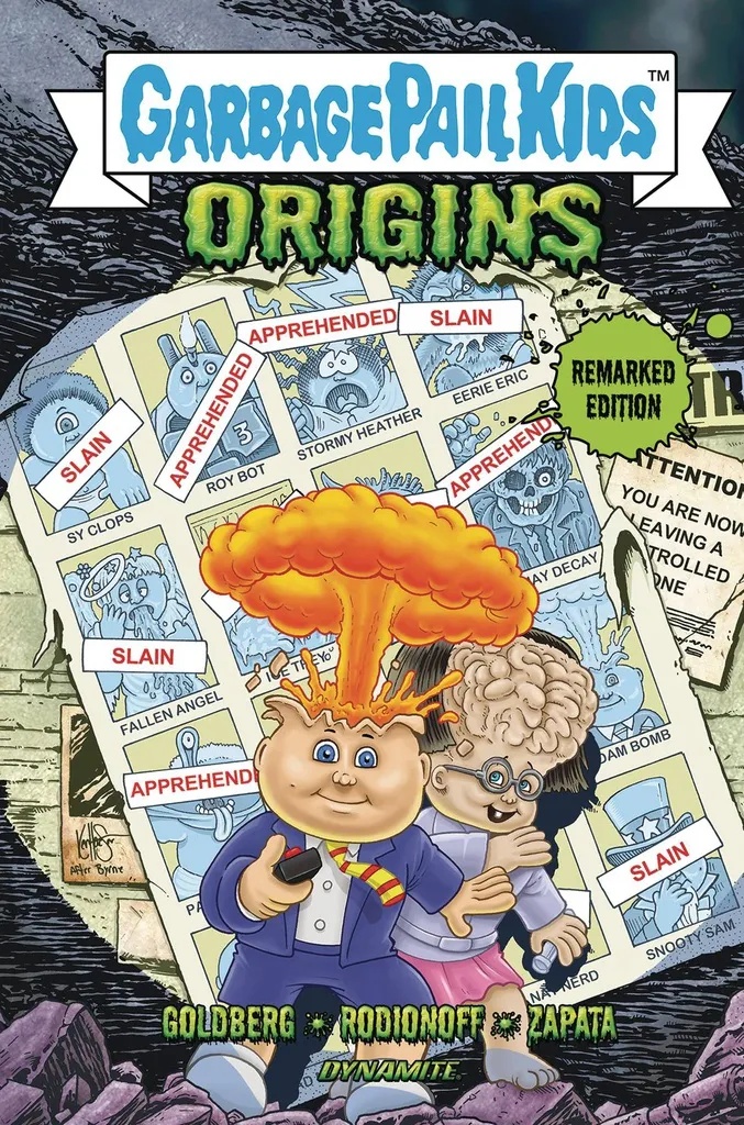 GARBAGE PAIL KIDS ORIGINS SKETCHED & REMARKED ED