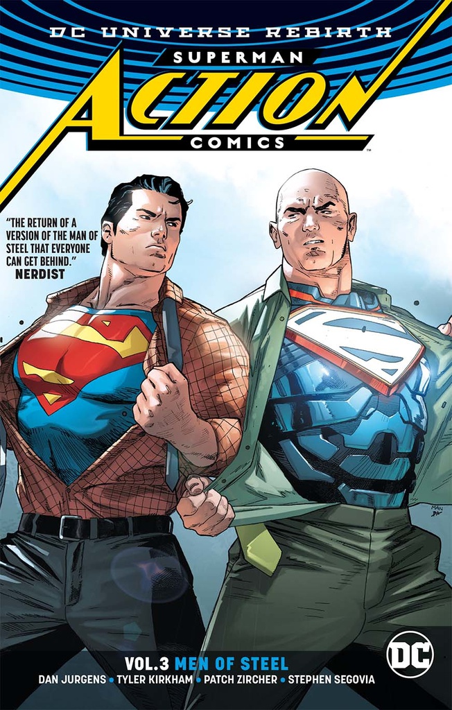 SUPERMAN ACTION COMICS 3 MEN OF STEEL (REBIRTH)