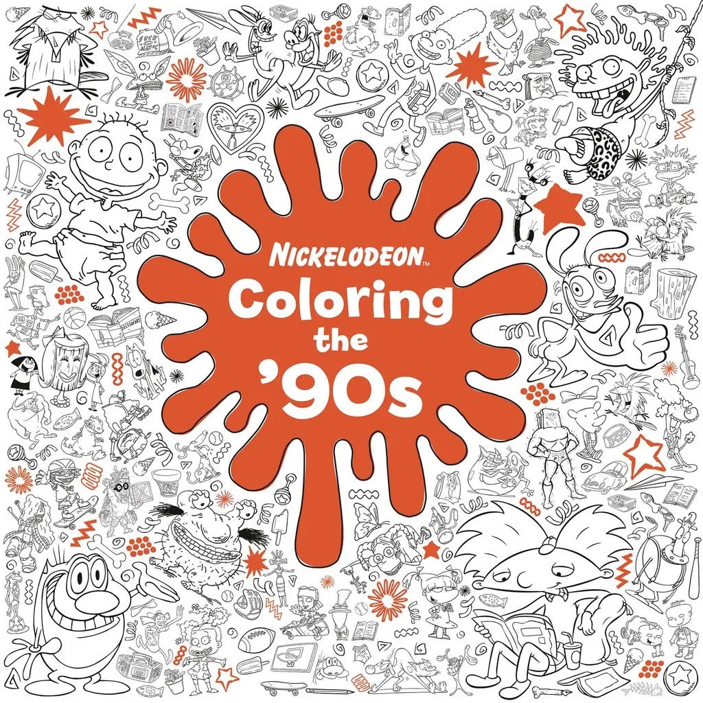 COLORING 90S NICKELODEON COLORING BOOK