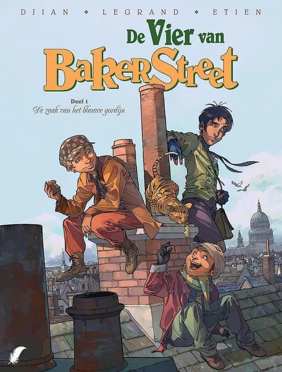 Vier van Baker Street 1 De Zaak van het Blauwe Gordijn