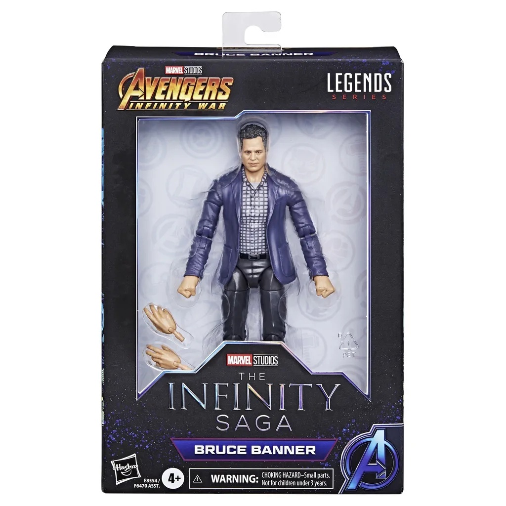 MARVEL LEGENDS - AVENGERS INFINITY SAGA - BRUCE BANNER 6 INCH ACTION FIGURE