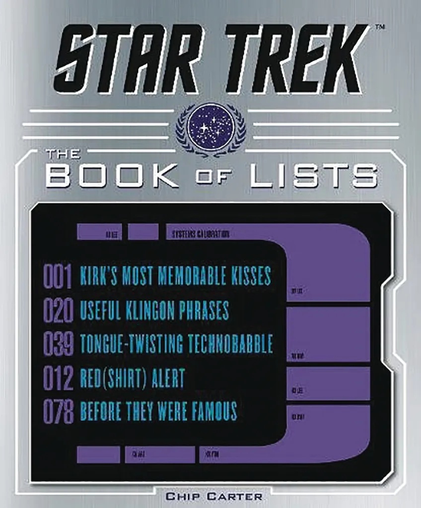 STAR TREK BOOK OF LISTS