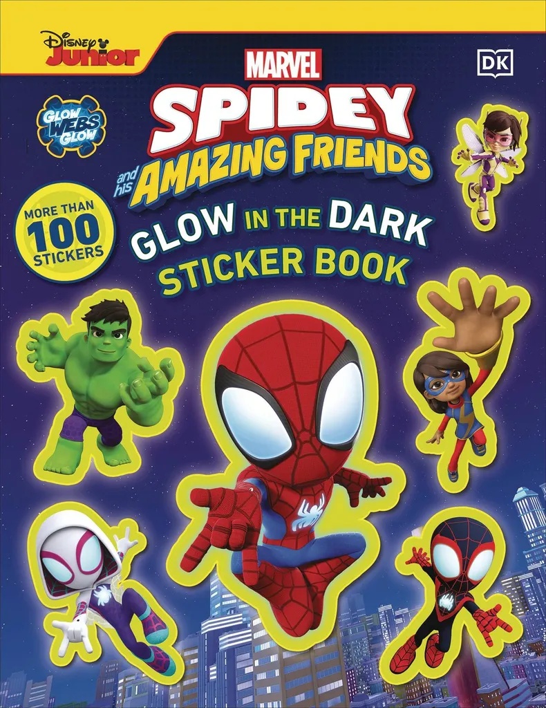 MARVEL SPIDEY & AMAZING FRIENDS GLOW STICKER BOOK