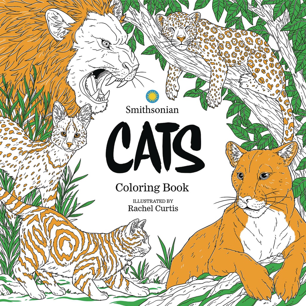CATS A SMITHSONIAN COLORING BOOK