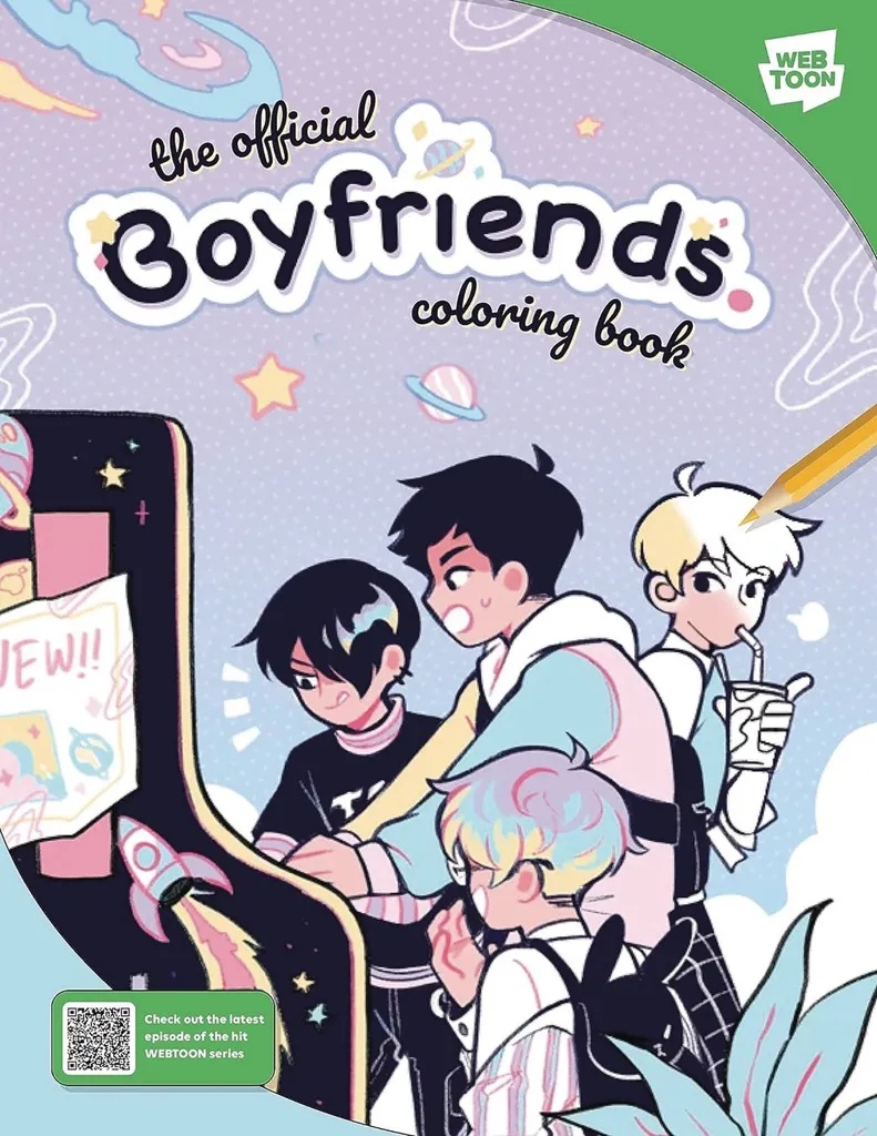 BOYFRIENDS OFFICIAL COLORING BOOK