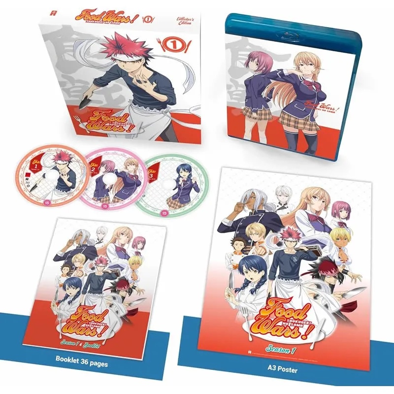 FOOD WARS Season One Collector's Editon Blu-ray