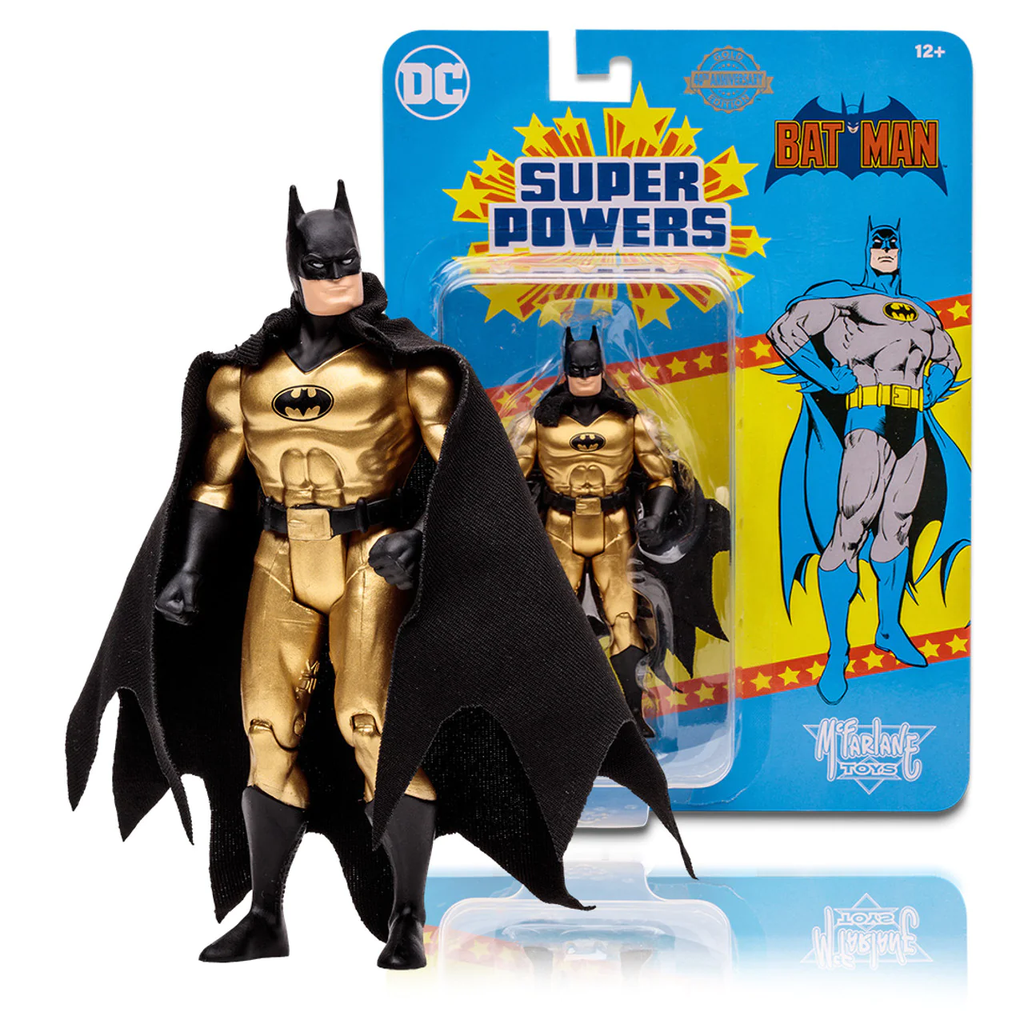 DC DIRECT SUPERPOWERS WAVE 6 BATMAN GOLD VARIANT