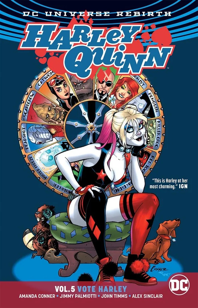 HARLEY QUINN 5 VOTE HARLEY REBIRTH