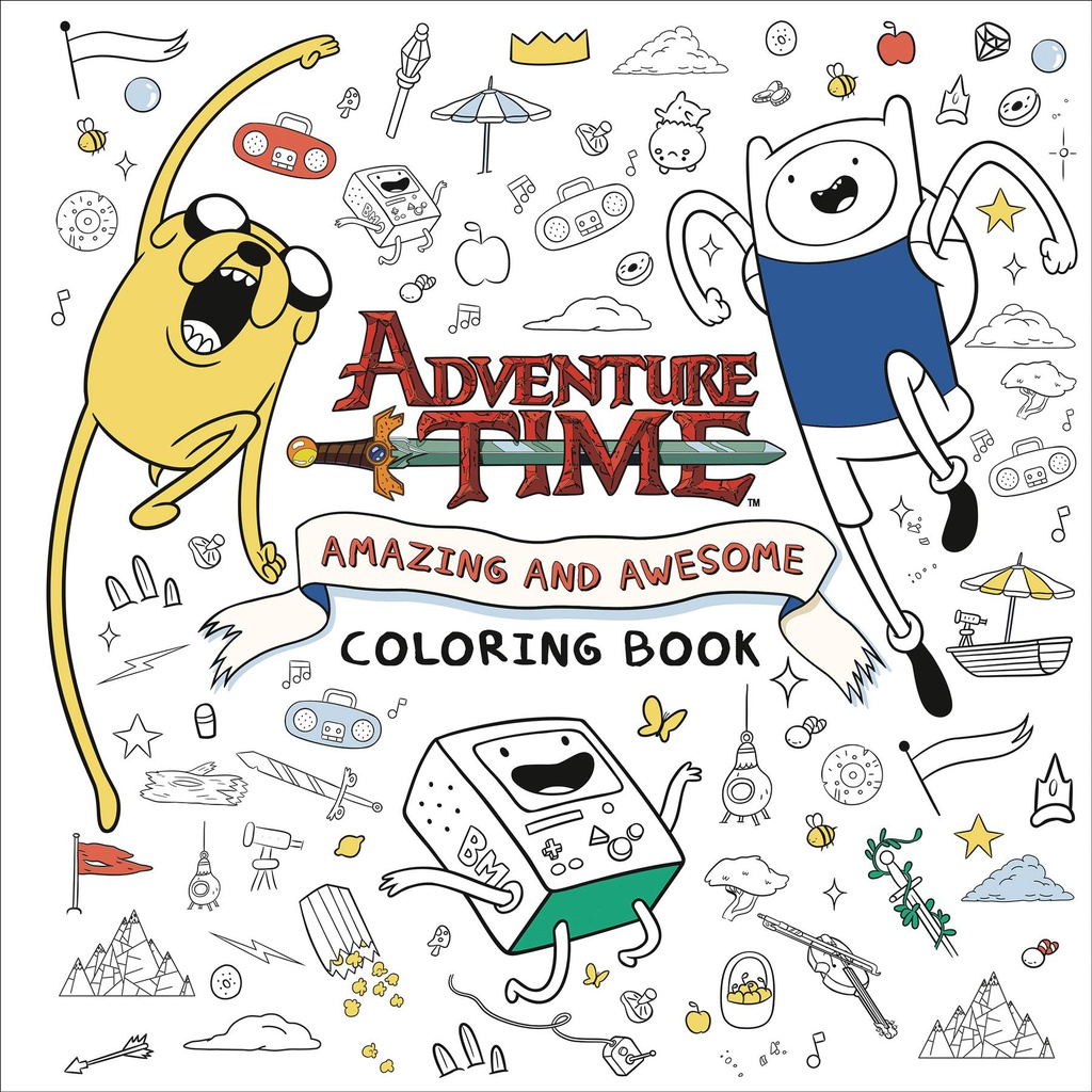 ADVENTURE TIME AMAZING COLORING BOOK