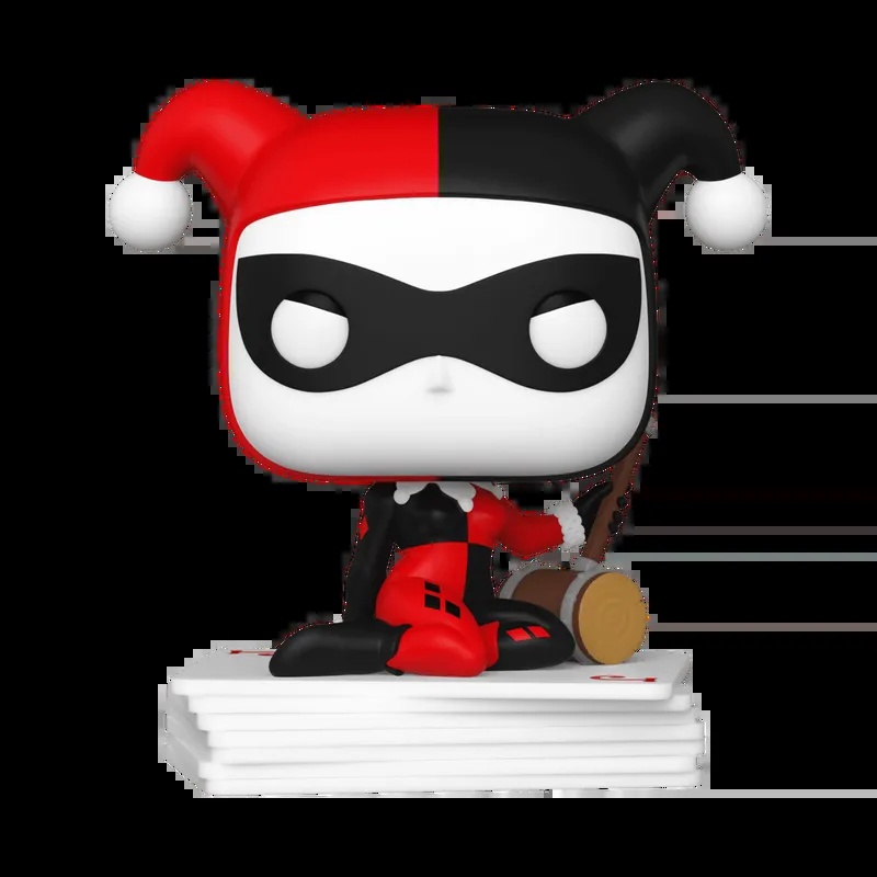 FUNKO POP - HARLEY QUINN WITH CARDS - DC HEROES