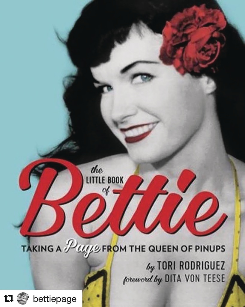 LITTLE BOOK OF BETTIE TAKING PAGE FROM QUEEN OF PINUPS