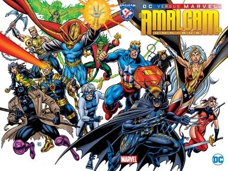 DC MARVEL THE AMALGAM AGE OMNIBUS DAVE GIBBONS CVR