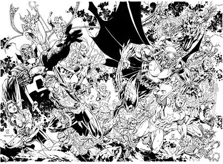 DC MARVEL THE AMALGAM AGE OMNIBUS DIRECT MARKET EXCLUSIVE JIM LEE & SCOTT WILLIAMS WRAPAROUND VAR